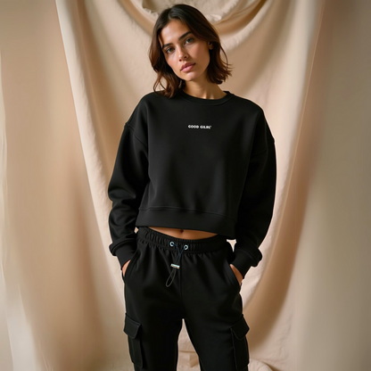 Sweatshirt ohne hood mit coolem Spruch  "GOOD ENOUGH FOR"