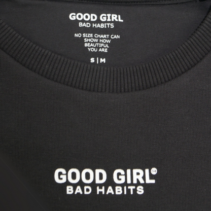 Sweatshirt ohne hood mit coolem Spruch  "GOOD ENOUGH FOR"