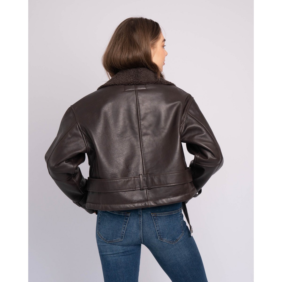 Кожено яке Alaska Leather Bomber Jacket - Amsterdam Heritage