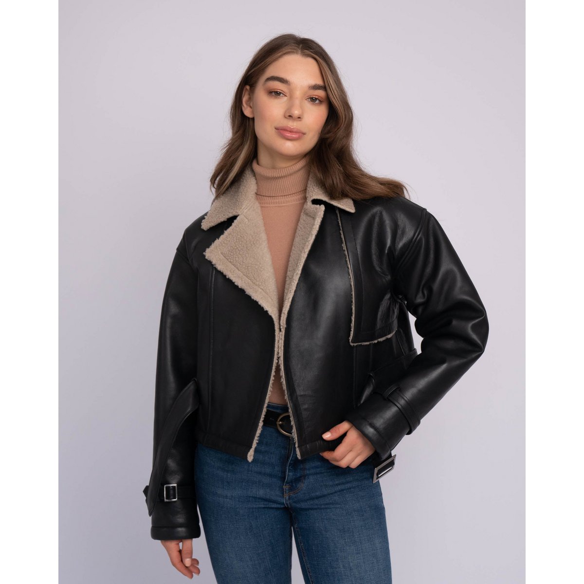 Кожено яке Alaska Leather Bomber Jacket - Amsterdam Heritage