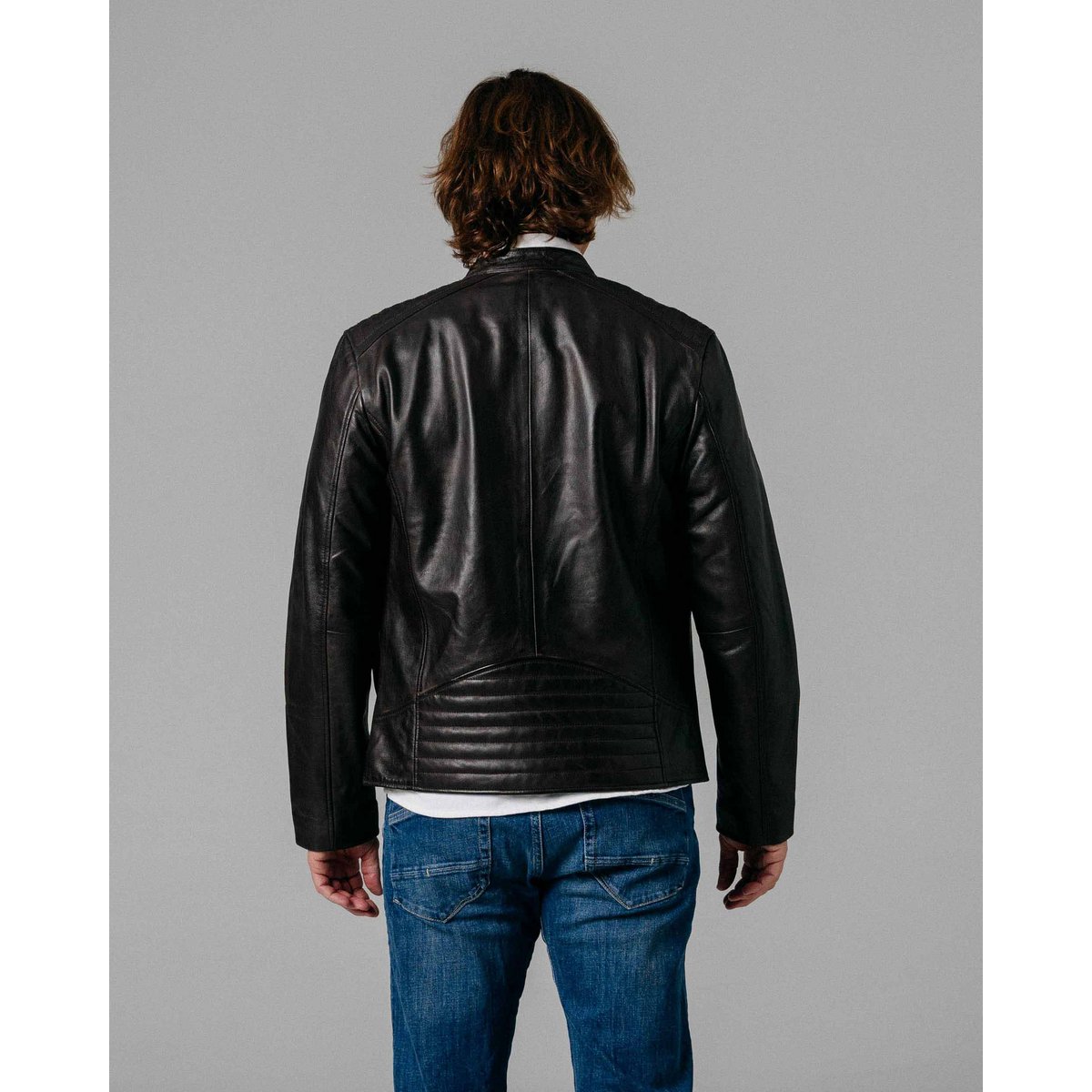 Мъжко кожено яке Hobbs │ Men's Leather Motorcycle Jacket