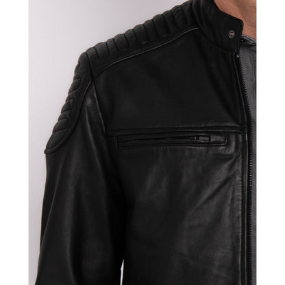 Мъжко кожено яке Hobbs │ Men's Leather Motorcycle Jacket
