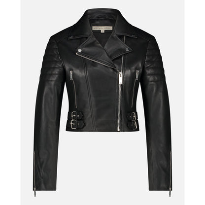 Кожено яке Cecilia - Leather Motorcycle Jacket