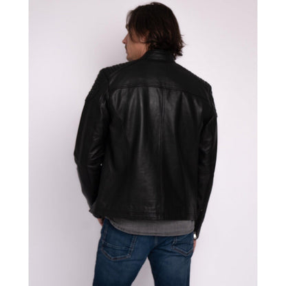 Мъжко кожено яке Hobbs │ Men's Leather Motorcycle Jacket