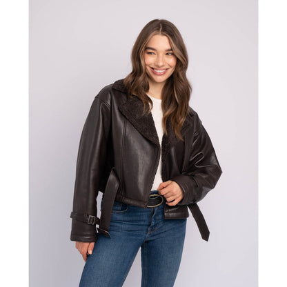 Кожено яке Alaska Leather Bomber Jacket - Amsterdam Heritage