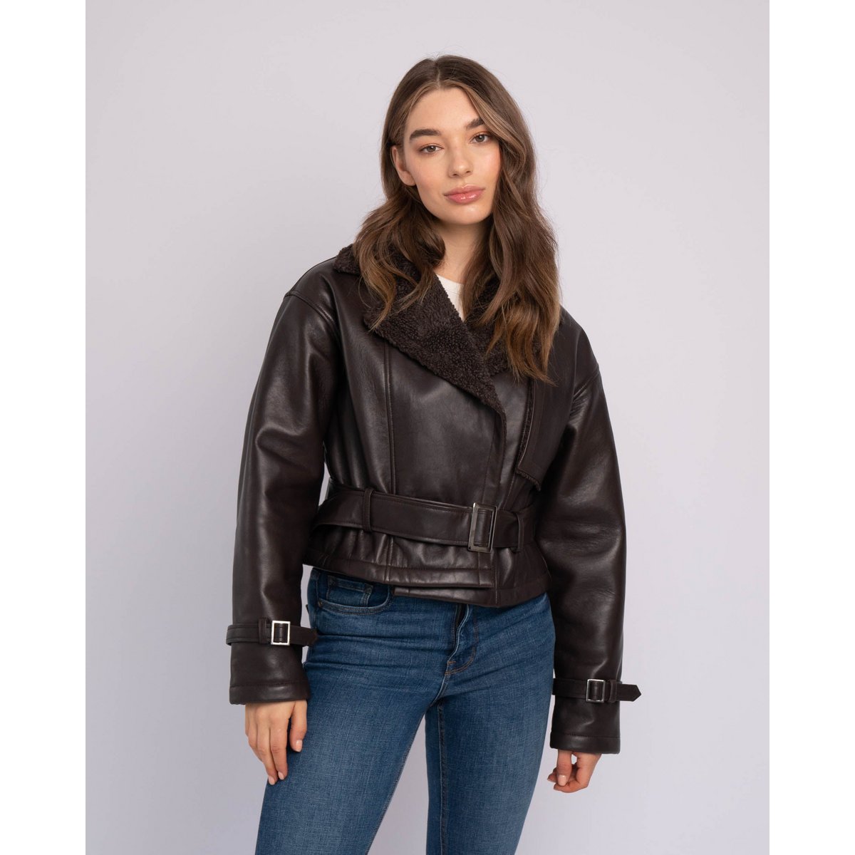 Кожено яке Alaska Leather Bomber Jacket - Amsterdam Heritage