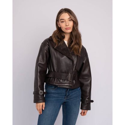 Кожено яке Alaska Leather Bomber Jacket - Amsterdam Heritage