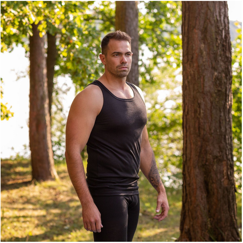 Men's Merino 160 Tank Top Black