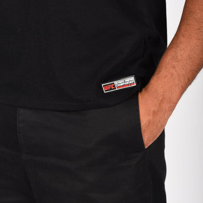 T-shirt UFC Men's Official Black  – 2025/2026 Collection